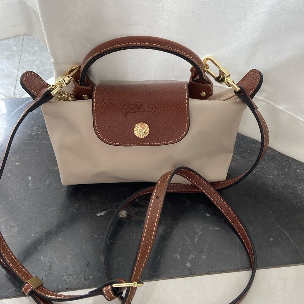 Longchamp Mini Tote Bag Cream